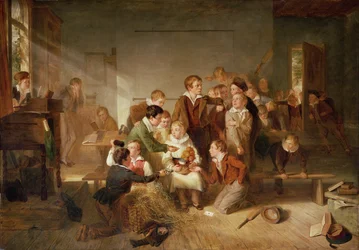 O menino com muitos amigos